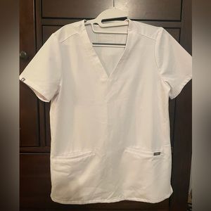 FIGS scrub top EUC